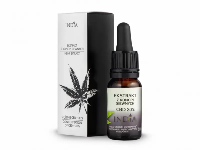 Olej z CBD 30% 10 ml India zdjęcie 1