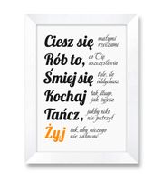 Obraz na ścianę w ramce prezent dla ucznia nauczyciela na koniec roku