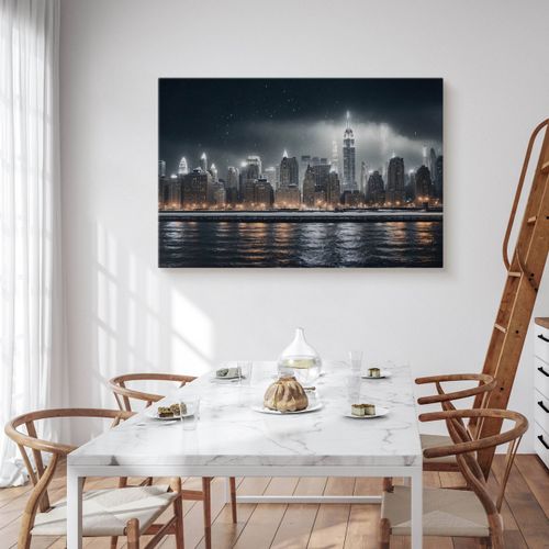 Obraz Na Płótnie Do Biura Nowy Jork Panorama Architektura 100cm x 70cm na Arena.pl