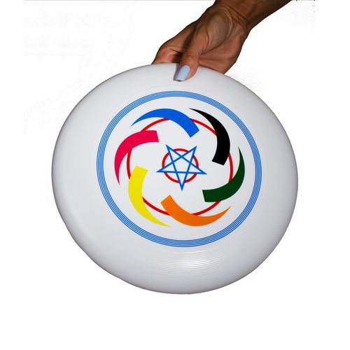 Dysk Do Frisbee Ultimate Latający Do Rzucania Df-02 Biały na Arena.pl