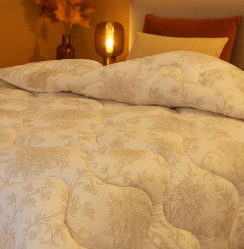 Kołdra na jesień 220x200 Całoroczna Ciepła Puszysta Kwiaty Polska Jakość na Arena.pl