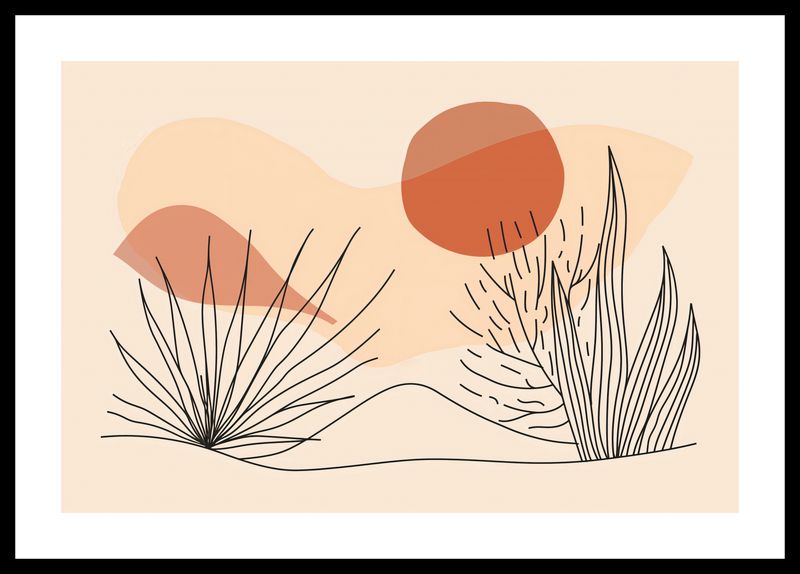 Plakat 45x30cm Miękka Roślinność zdjęcie 3