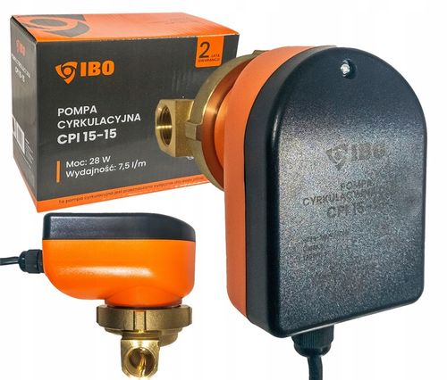 POMPA CYRKULACYJNA OBIEGOWA CWU DO WODY Z KABLEM ENERGOOSZCZĘDNA CPI 15-15 na Arena.pl