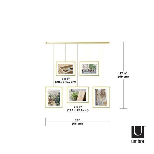 Ramka Exhibit złota matowa na Arena.pl