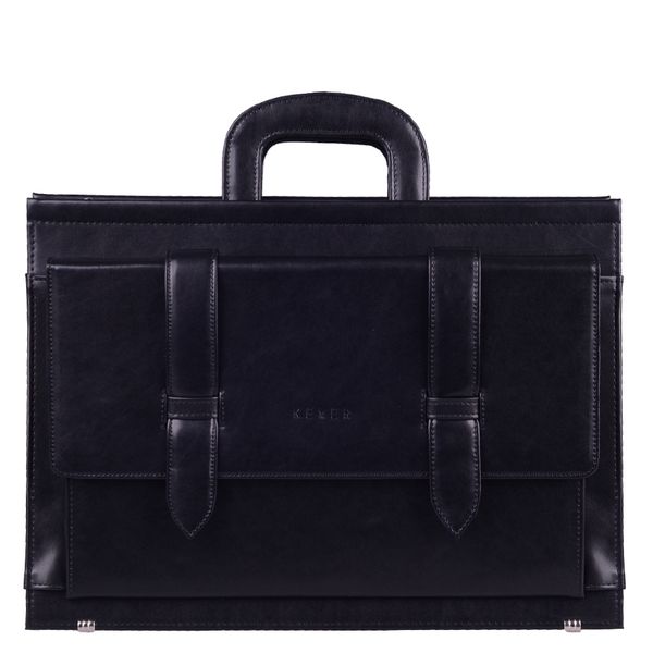 Teczka męska skórzana KEMER B 655/DW Czarna zdjęcie 1