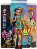 MONSTER HIGH ZESTAW LALKA CLEO DE NILE MUMIA + AKCESORIA ZWIERZĄTKO TUT