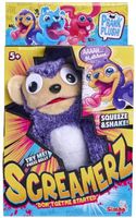 SIMBA SCREAMERZ AFFE małpka interaktywna 30cm fioletowa