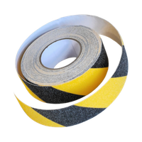 TAŚMA P14300 50mm/18m ANTYPOŚLIZGOWA 1-STR LEPNA, ŻÓŁTO-CZARNA