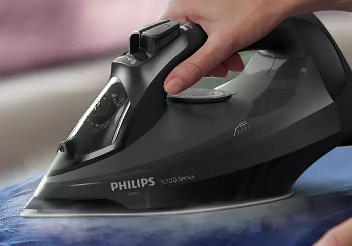 Żelazko Philips DST5040/80 SteamGlide Plus Azure czarne zdjęcie 9