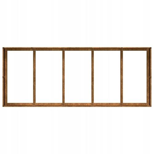 vidaXL Doniczka Rusty 200x80x40 cm Stal nierdzewna na Arena.pl