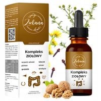 Kompleks Ziołowy Suplement diety Płyn 50 ml 100% Naturalne Orzech Włoski
