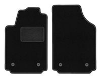 Dywaniki przednie welurowe do: Audi A2 2000-2005 hatchback czarne
