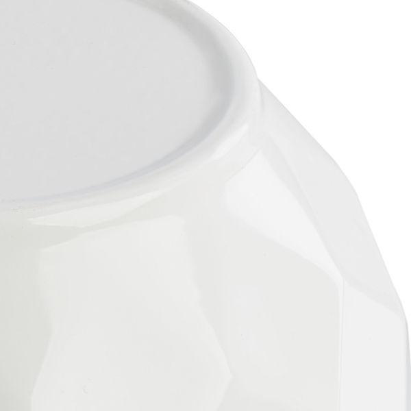 Doniczka osłonka ceramiczna kolor Biały 13,5 cm H12,5 cm połysk zdjęcie 6