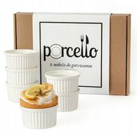 KOKILKI 6x kokilka do zapiekania AIR FRYER żaroodporne creme brulee suflet