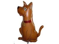 Balon foliowy "Pies: Alan", brązowy, 90 cm x 60 cm [balon na hel]