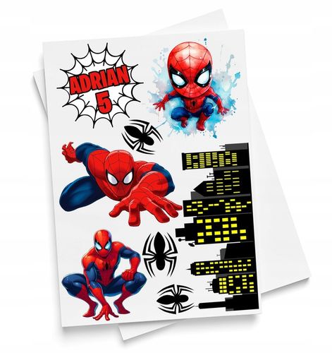 WYDRUK CUKROWY NA TORT JADALNY SPIDERMAN MASA CUKROWA SPIDER-MAN PAJĄK na Arena.pl