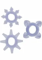 tickle c-rings zestaw 3 elastycznych pierścieni tpr rożne kształty