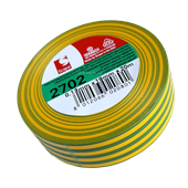 TAŚMA IZOLACJA PCV 2702 19mm/20m ŻÓŁTO-ZIELONA, SCAPA