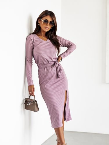 Elegancka sukienka z rozcięciem Eli MOON r. S/M na Arena.pl