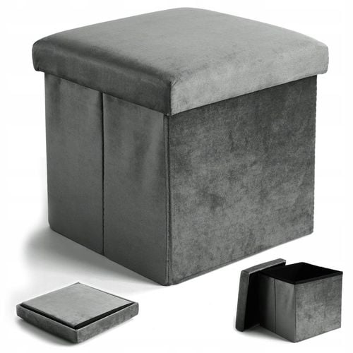 PUFA WELUROWA SKRZYNIA POJEMNIK OTWIERANA SKŁADANA ZE SCHOWKIEM na Arena.pl