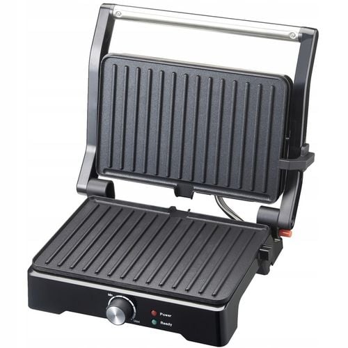 OPIEKACZ TOSTER GRILL DO KANAPEK PANINI ELEKTRYCZNY ROZKŁADANY 180° na Arena.pl