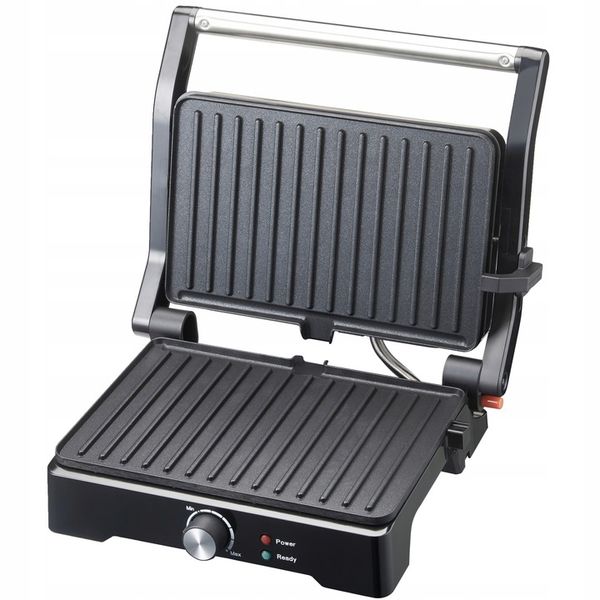 OPIEKACZ TOSTER GRILL DO KANAPEK PANINI ELEKTRYCZNY ROZKŁADANY 180° zdjęcie 6