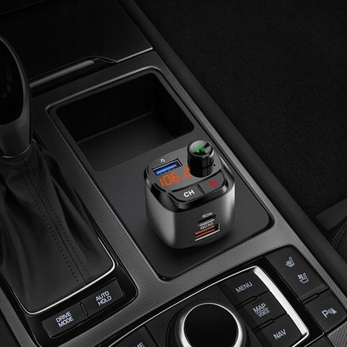 NAJMOCNIEJSZY Transmiter bluetooth FM samochodowy ładowarka 36W QC3.0 USB-C na Arena.pl