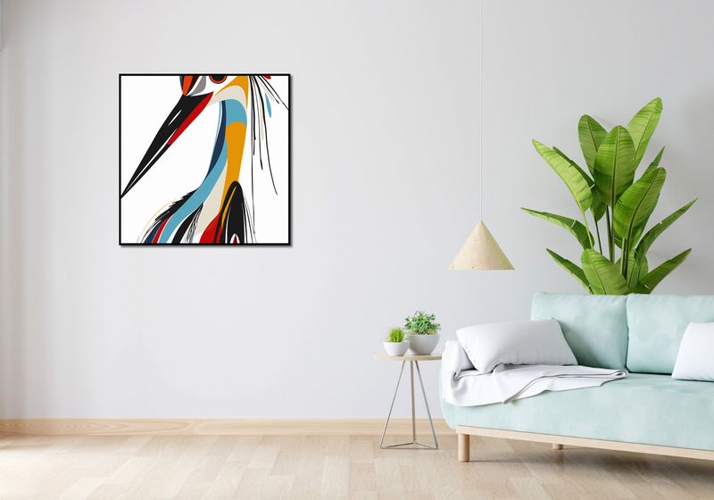 Plakat 80x80cm Portret zdjęcie 4