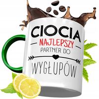 Kubek Zielony Dla Cioci Idealny Prezent