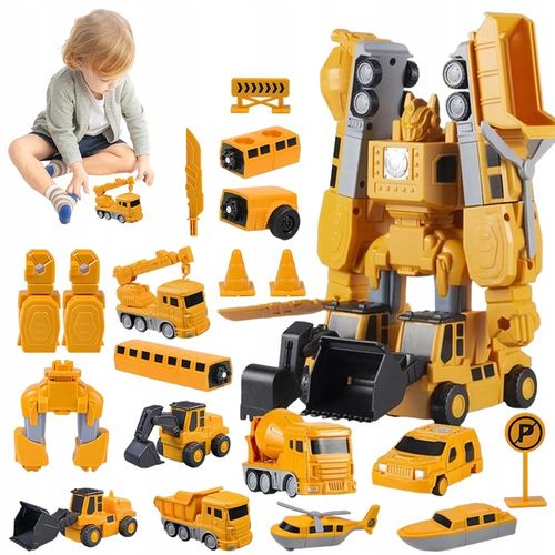Pojazdy Budowlane - Interaktywna Zabawka Rozwijająca Zdolności Manualne na Arena.pl