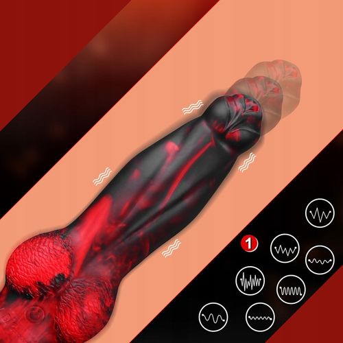 Analne Dildo Wibrujące z pilotem,7 trybów stymulacji Kontrola aplikacji APP na Arena.pl