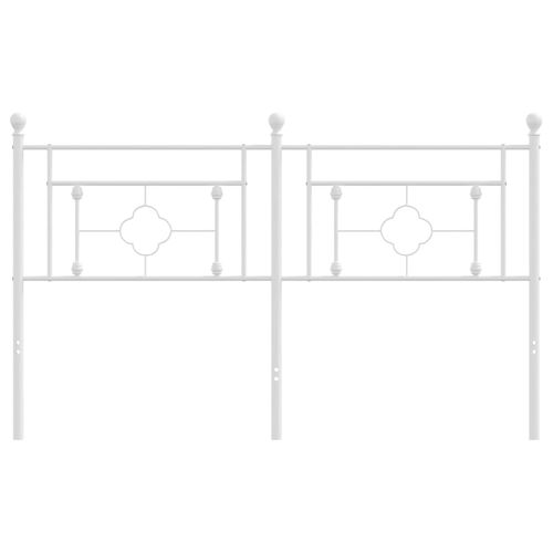 Metalowe wezgłowie, białe, 160 cm na Arena.pl