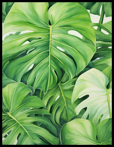 Plakat 50x65cm Tajemnice Liści zdjęcie 2