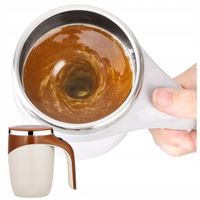 AUTOMATYCZNY KUBEK TERMICZNY 380 ML MAGNETYCZNE MIESZADŁO USB DLA KAWOSZY