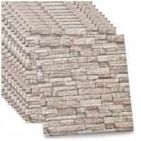 2 x X10 PANEL PANELE 3D ŚCIENNE SAMOPRZYLEPNE CEGŁA TAPETA MUR IMITACJA KAM