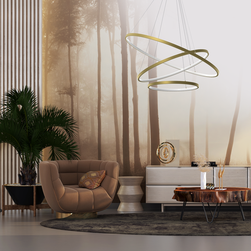 Lampa wisząca HOOP GOLD 93W LED na Arena.pl
