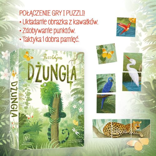PUZZLOGRA DŻUNGLA - NASZA KSIĘGARNIA na Arena.pl