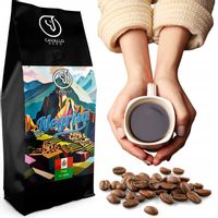 KAWA ZIARNISTA ŚWIEŻO PALONA NEGRISA 1KG ARABIKA PERU BRAZYLIA