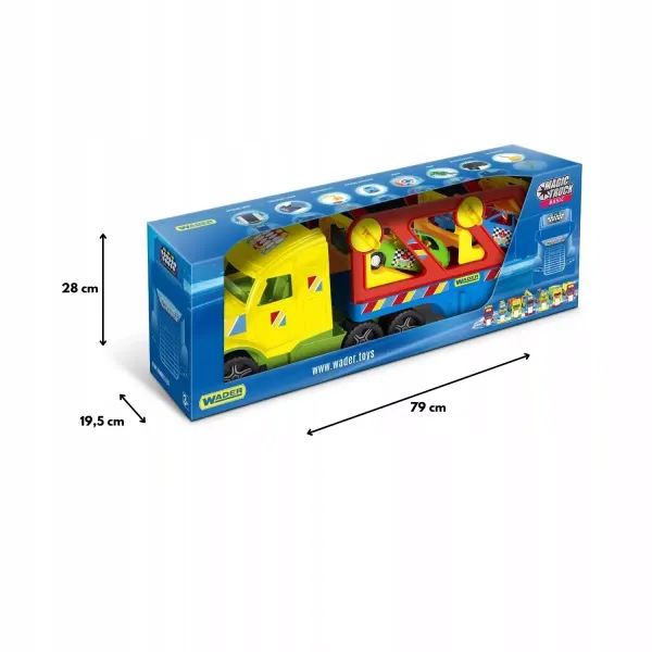 Pojazd duży Magic Truck basic Laweta z autami zdjęcie 2