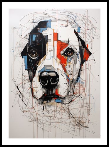 Plakat 42x59,4cm Przyrysowany Psiak na Arena.pl