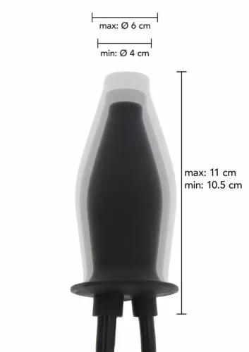 extreme inflatable lubricating plug silikonowy z systemem dozowania na Arena.pl