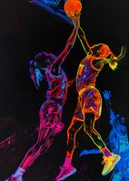 Plakat 67,5x95cm Mecz W Kosza