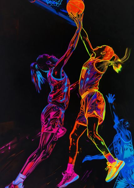 Plakat 67,5x95cm Mecz W Kosza zdjęcie 1