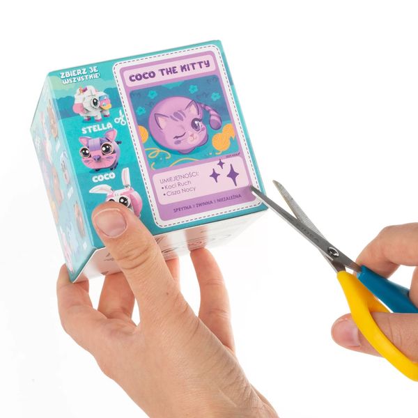 klocki snapets kot coco fioletowy kidea zdjęcie 4