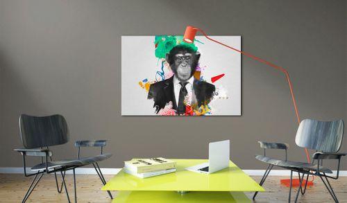 Obraz - Pan Małpa Rozmiar - 60x40 na Arena.pl