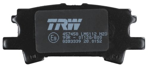 TRW Klocki hamulcowe tył kpl. GDB3339 na Arena.pl