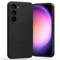 Mercury Semi-Silicon Magsafe Samsung S23 BLACK / CZARNY