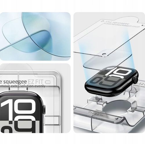 Szkło Hybrydowe SPIGEN EliteShield EZ Fit +Aplikator do Apple Watch 10 46mm na Arena.pl