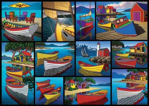 Puzzle 2D 1000 Elementów Na Wodzie na Arena.pl