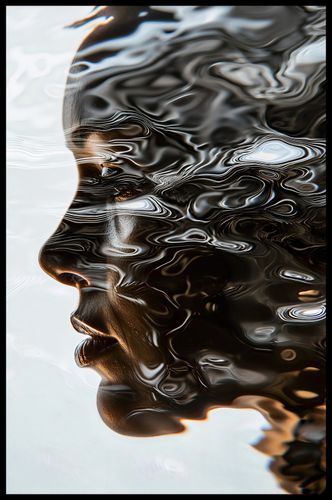 Plakat 56,6x86,4cm Wodniste Odbicie Swojego Ja na Arena.pl